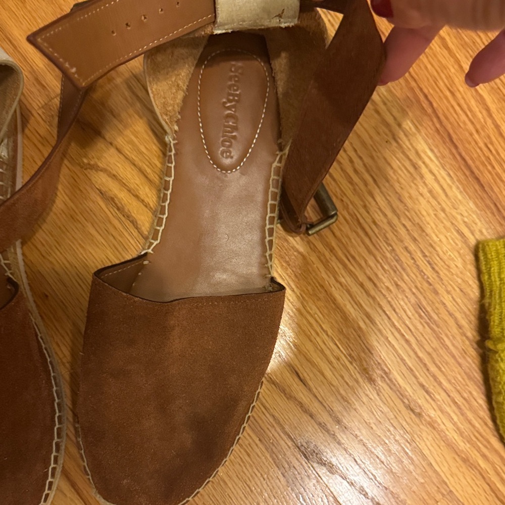 See by Chloe Tan Suede Espadrilles